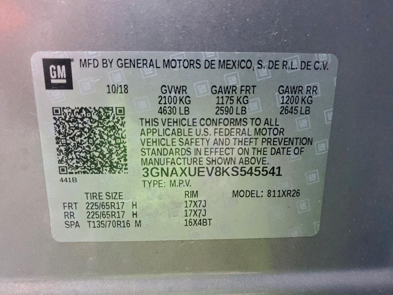 Chevrolet Equinox Lt Image 9