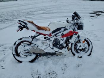  Salvage Triumph Motorcycle Street