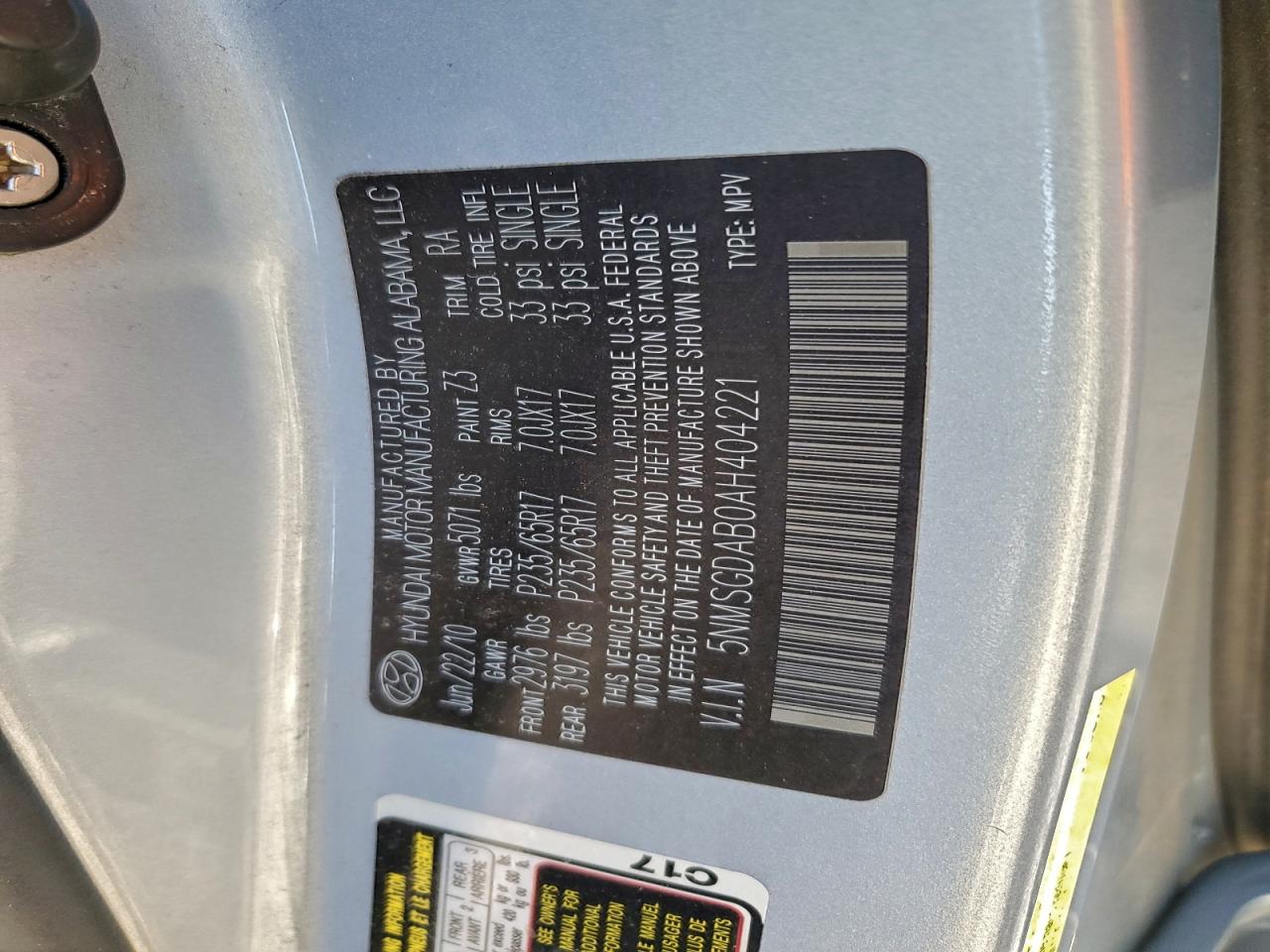 Hyundai SANTA FE Gls Image 11