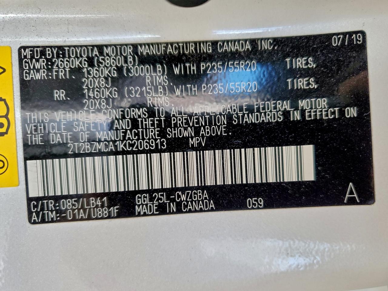 Lexus RX 350 Base Image 8