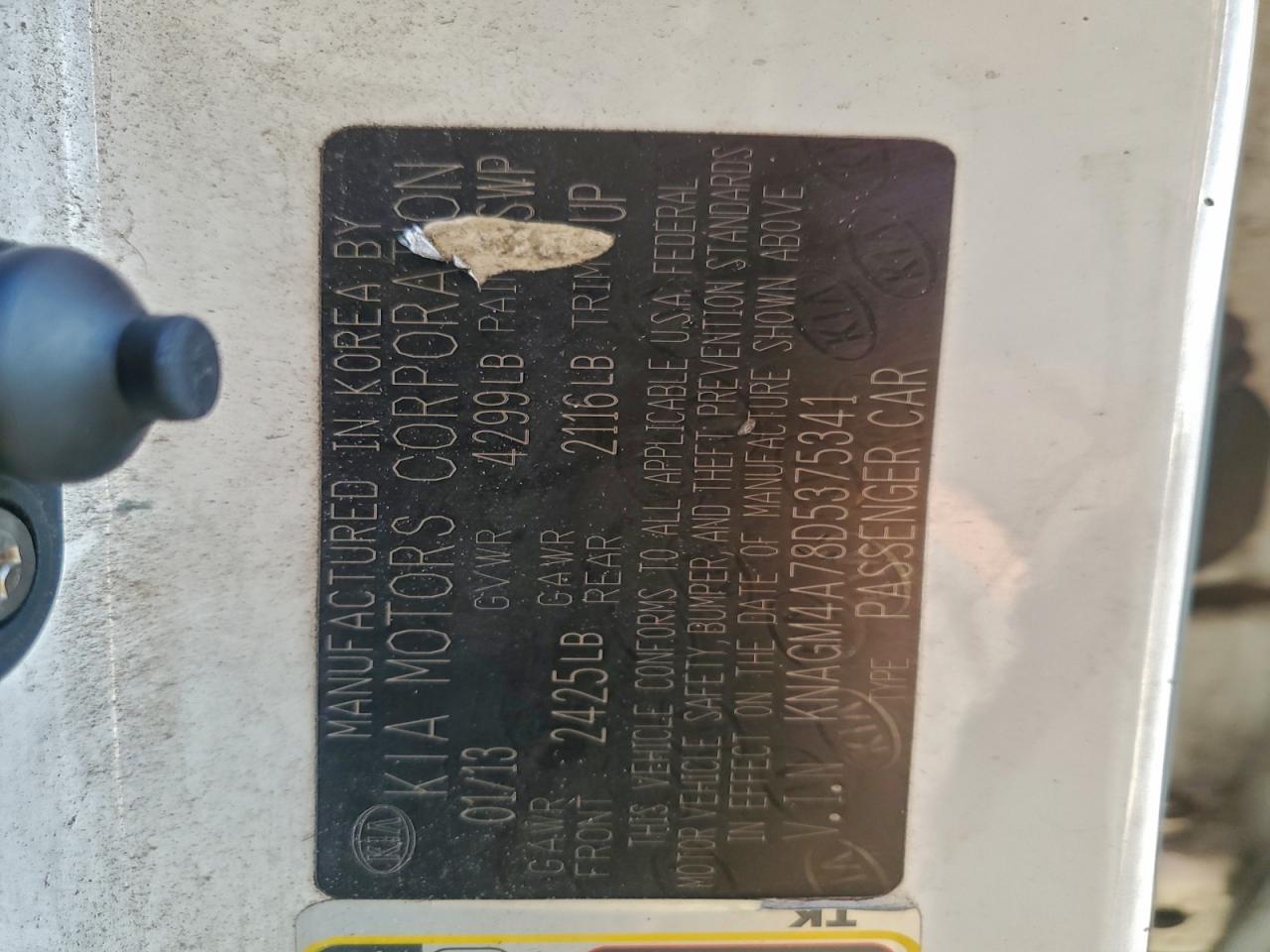 Kia Optima Lx Image 10