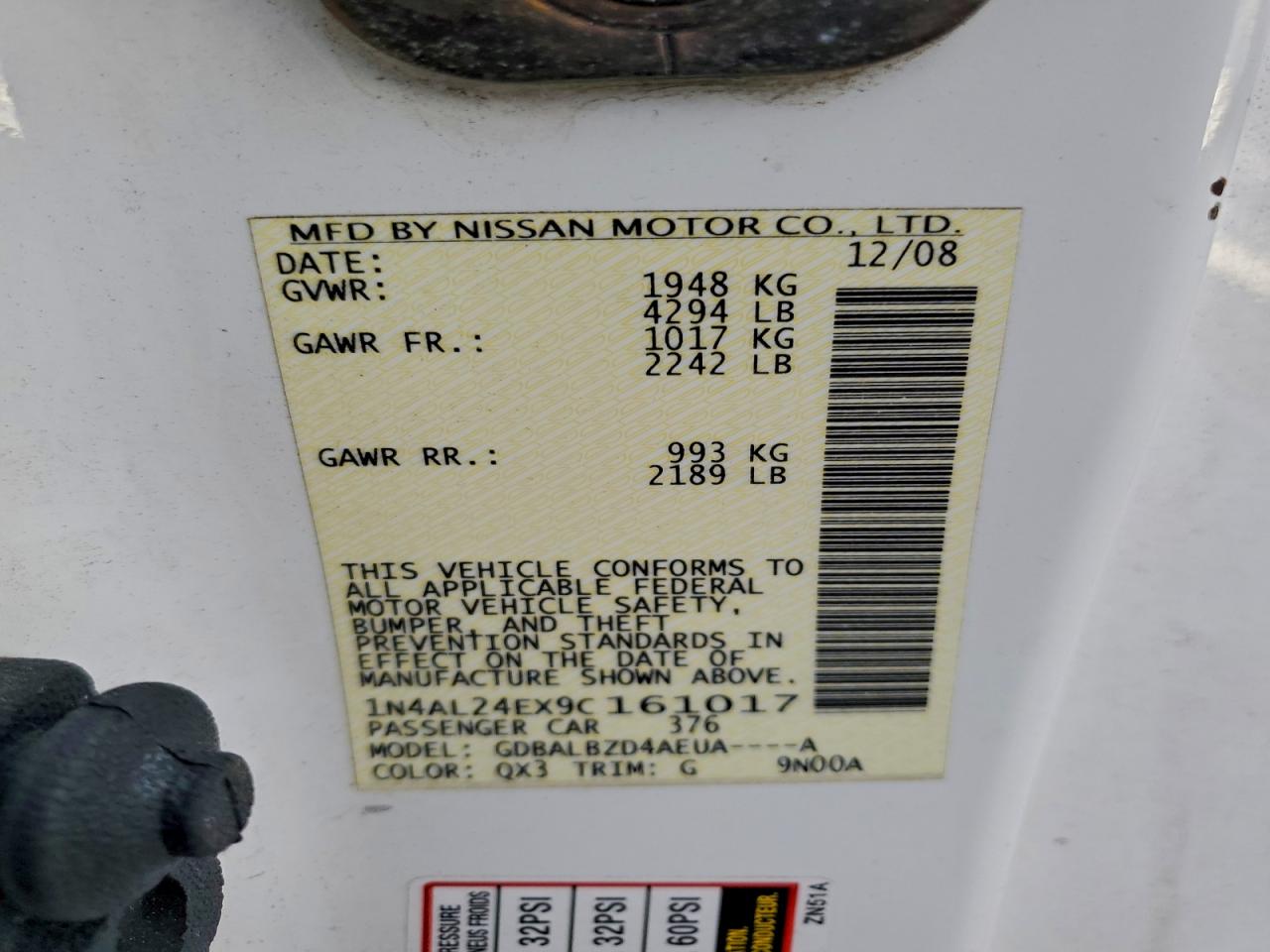 Nissan Altima 2.5s Image 10