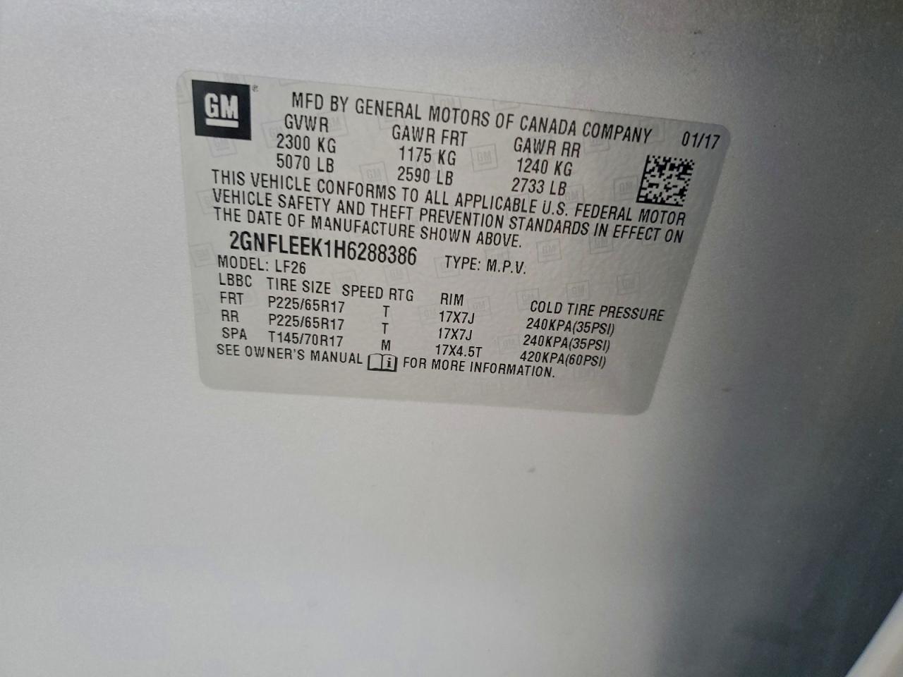 Chevrolet Equinox Ls Image 12