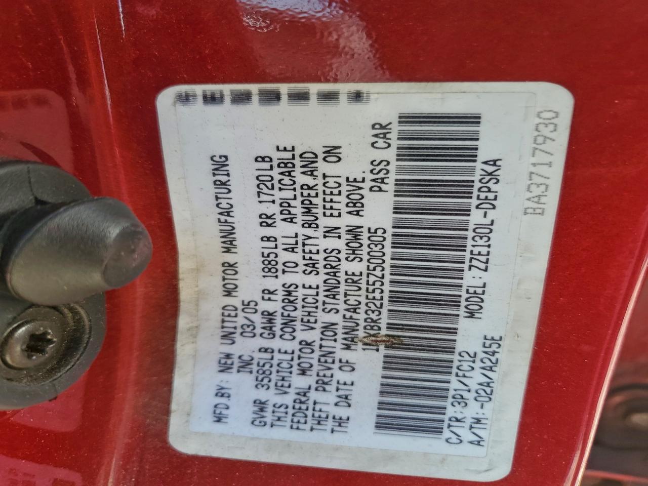 Toyota Corolla Ce Image 12