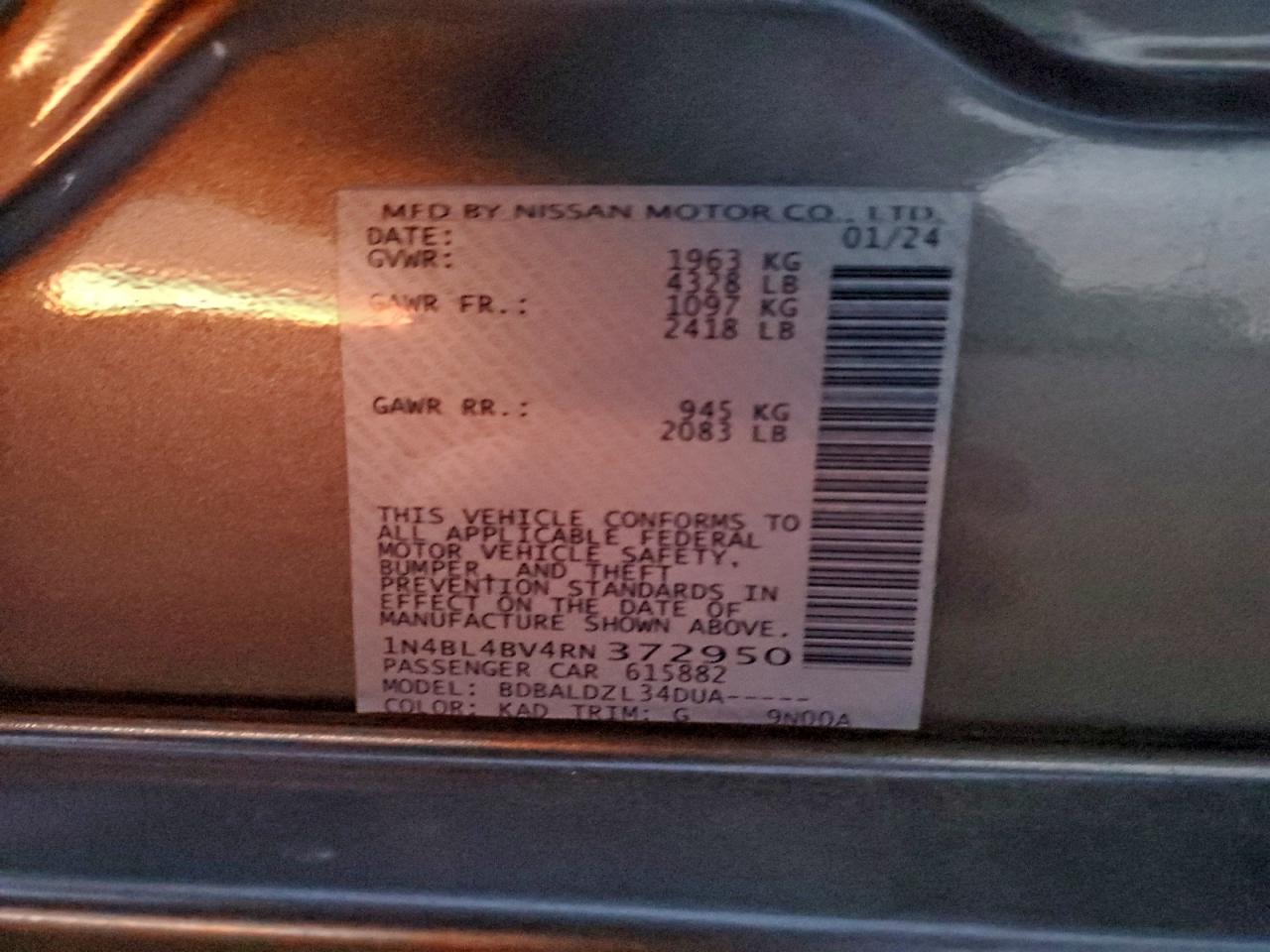 Nissan Altima S Image 7