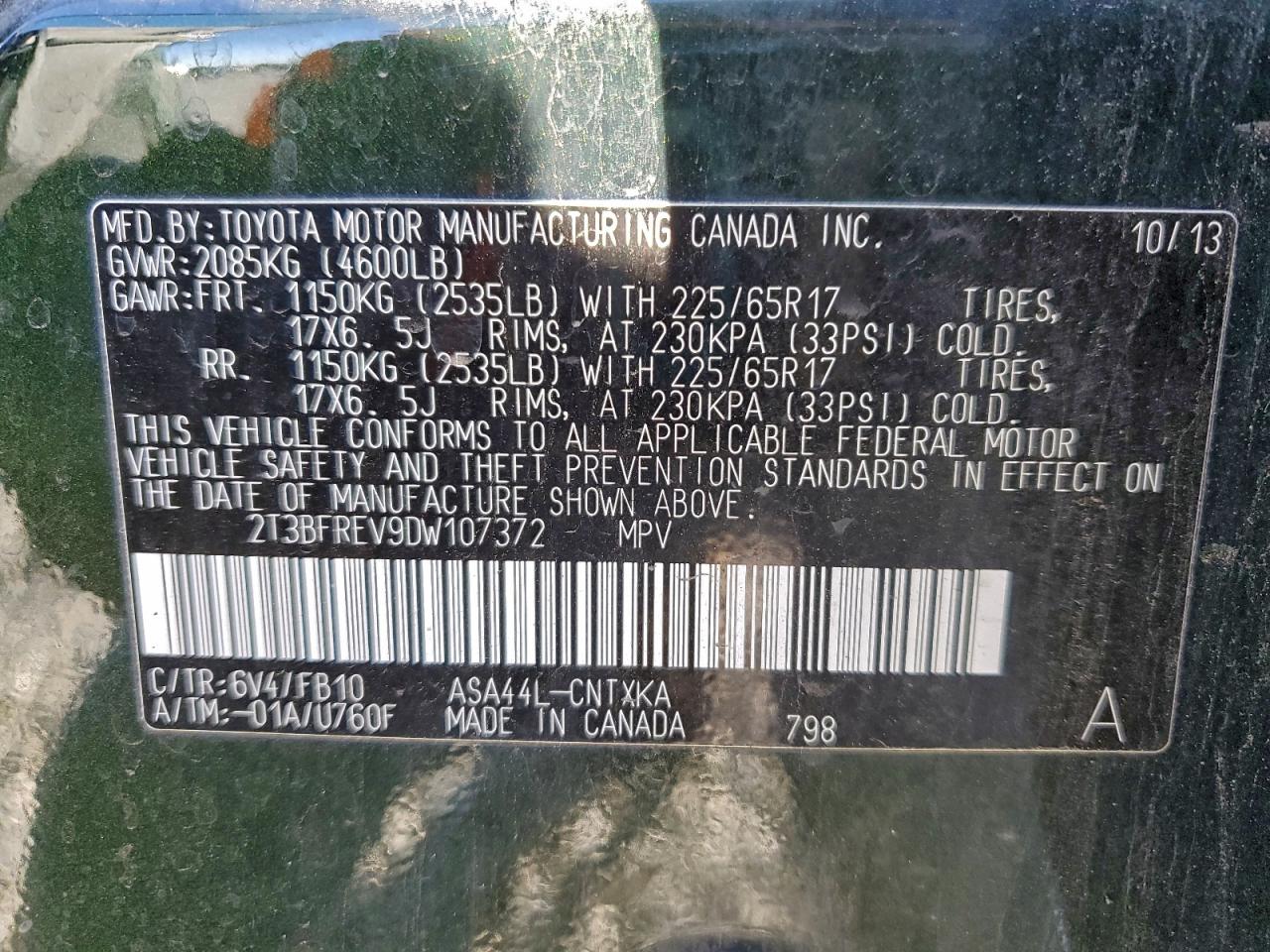 Toyota RAV4 Le Image 2