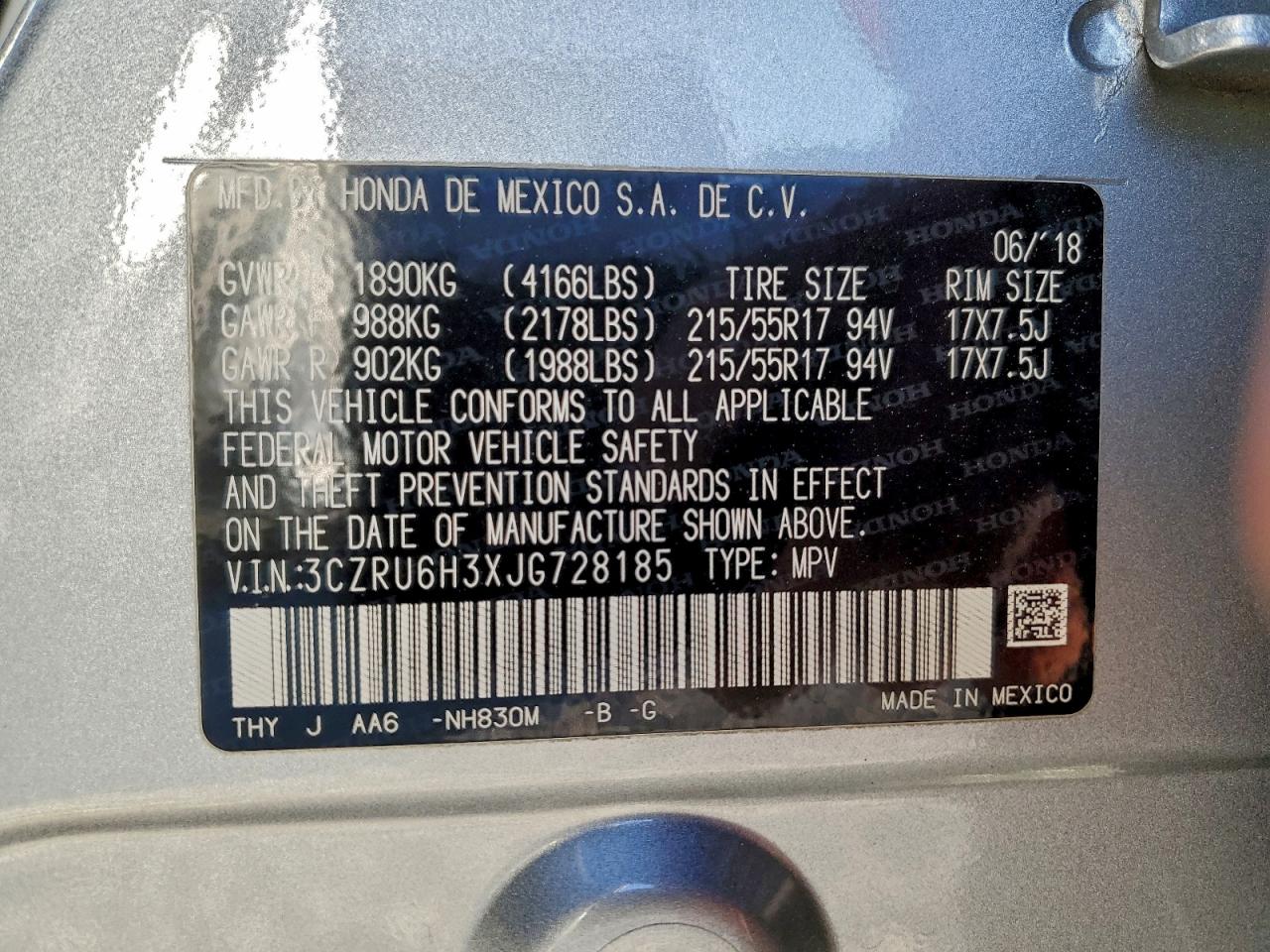 Honda HR-V Lx Image 13