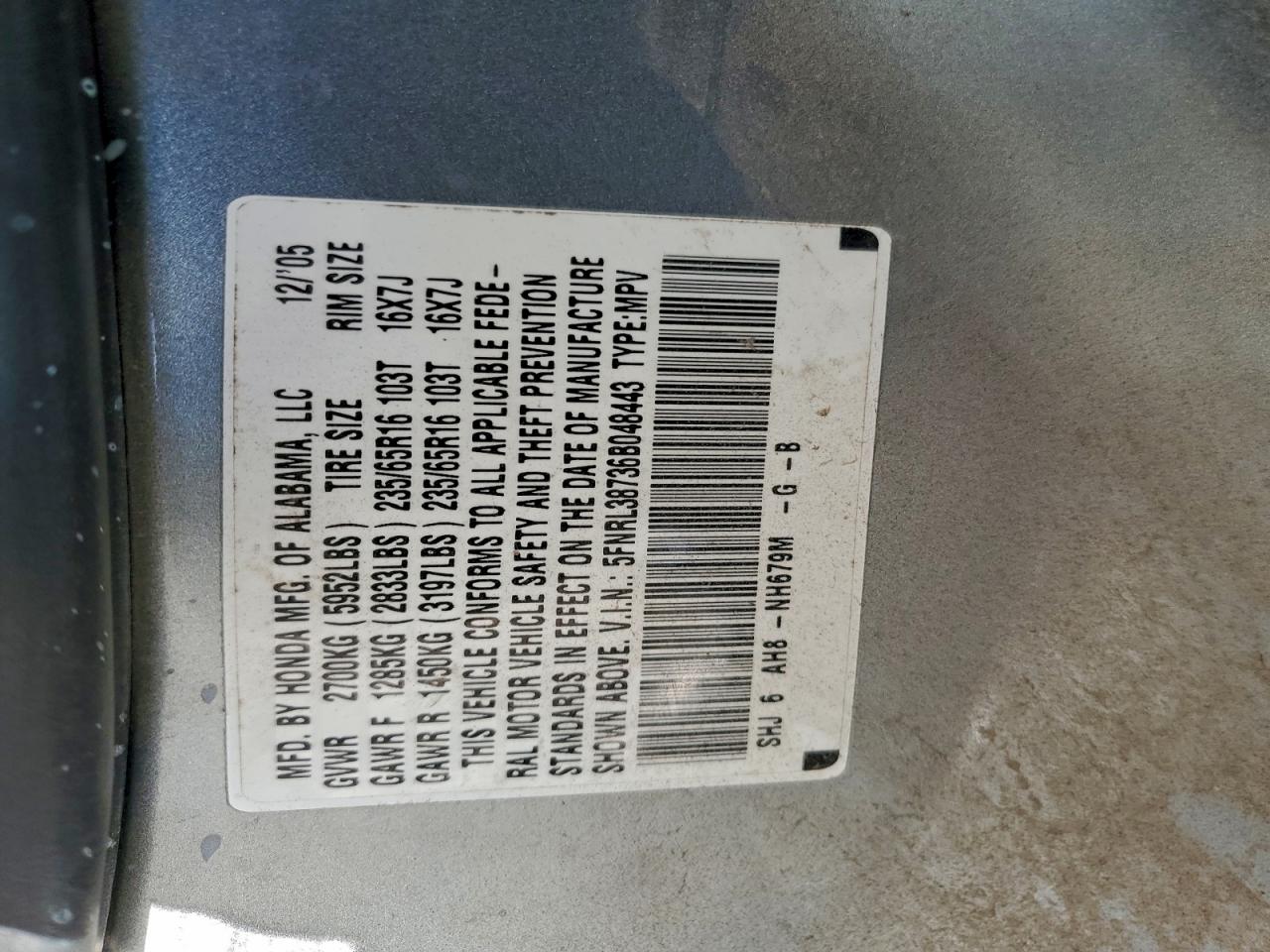 Honda Odyssey Exl Image 13