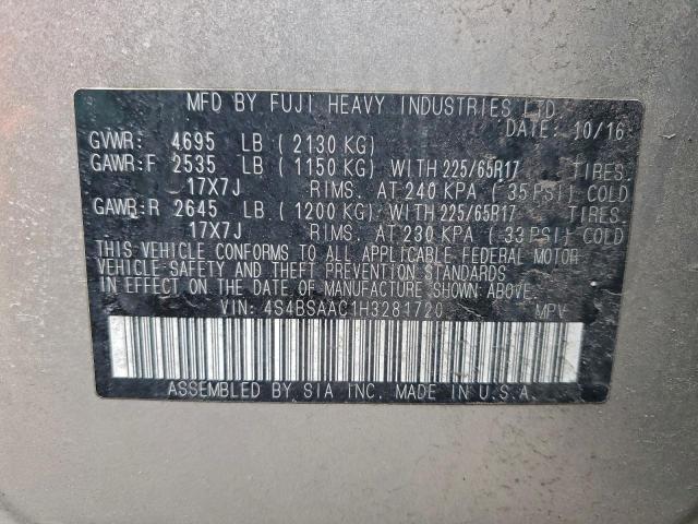 Subaru Outback 2.5i Image 8