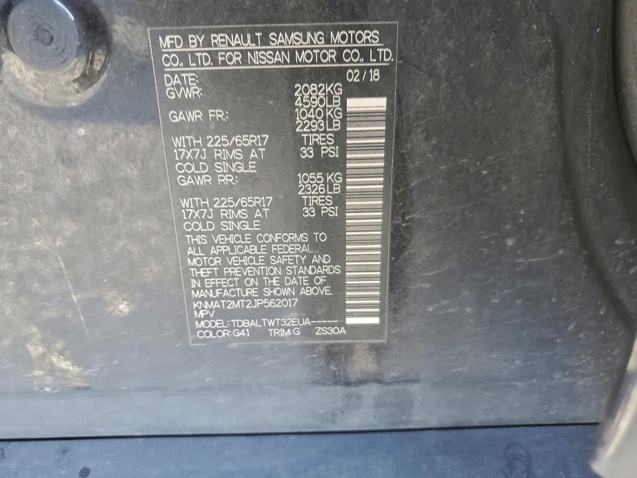 Nissan Rogue S Image 14