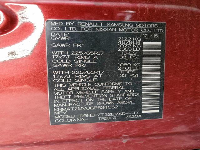 Nissan Rogue S Image 13