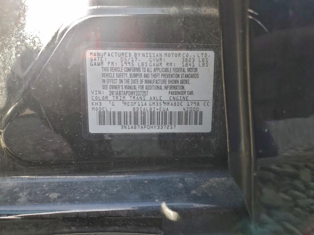 Nissan Sentra S Image 13