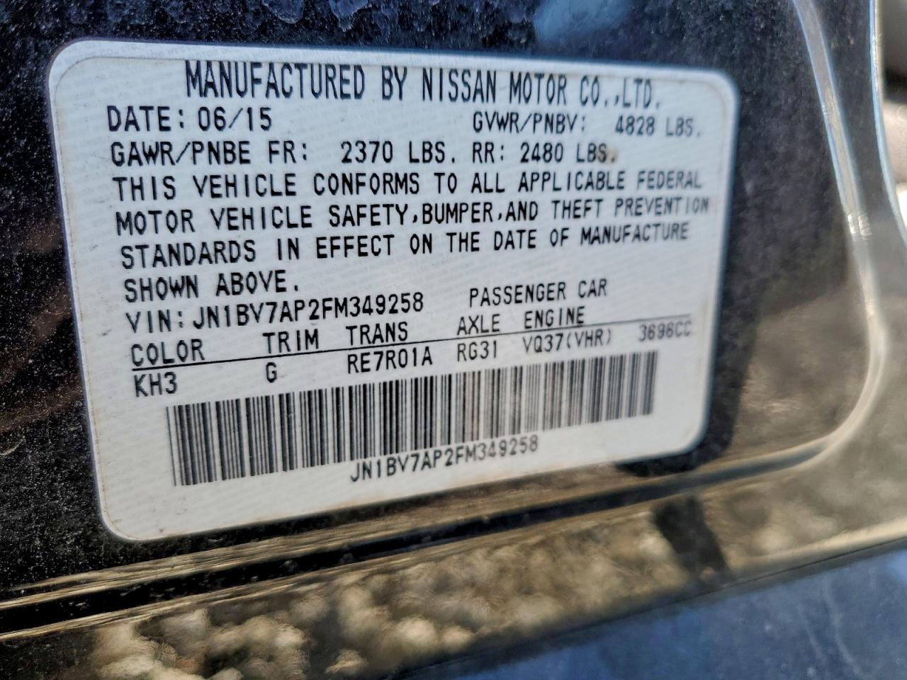 INFINITI Q50 Base Image 10