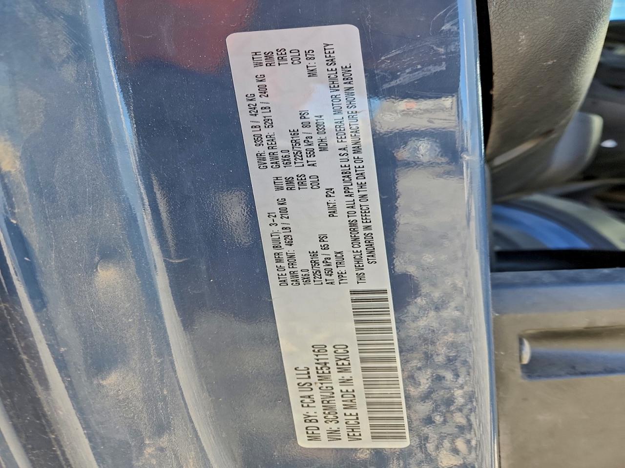 Ram Promaster 3500 High Image 11