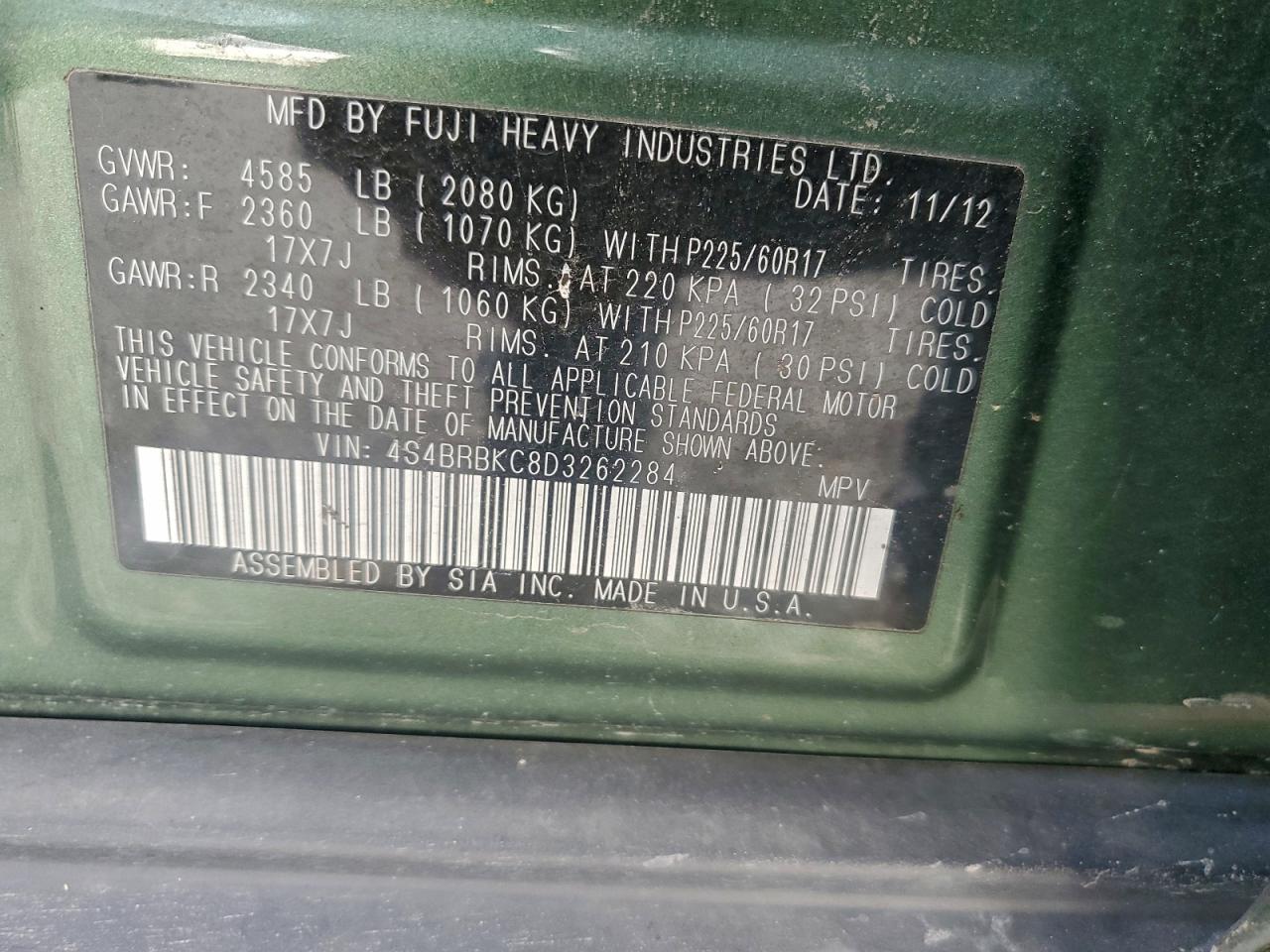 Subaru Outback 2.5i Limited Image 2