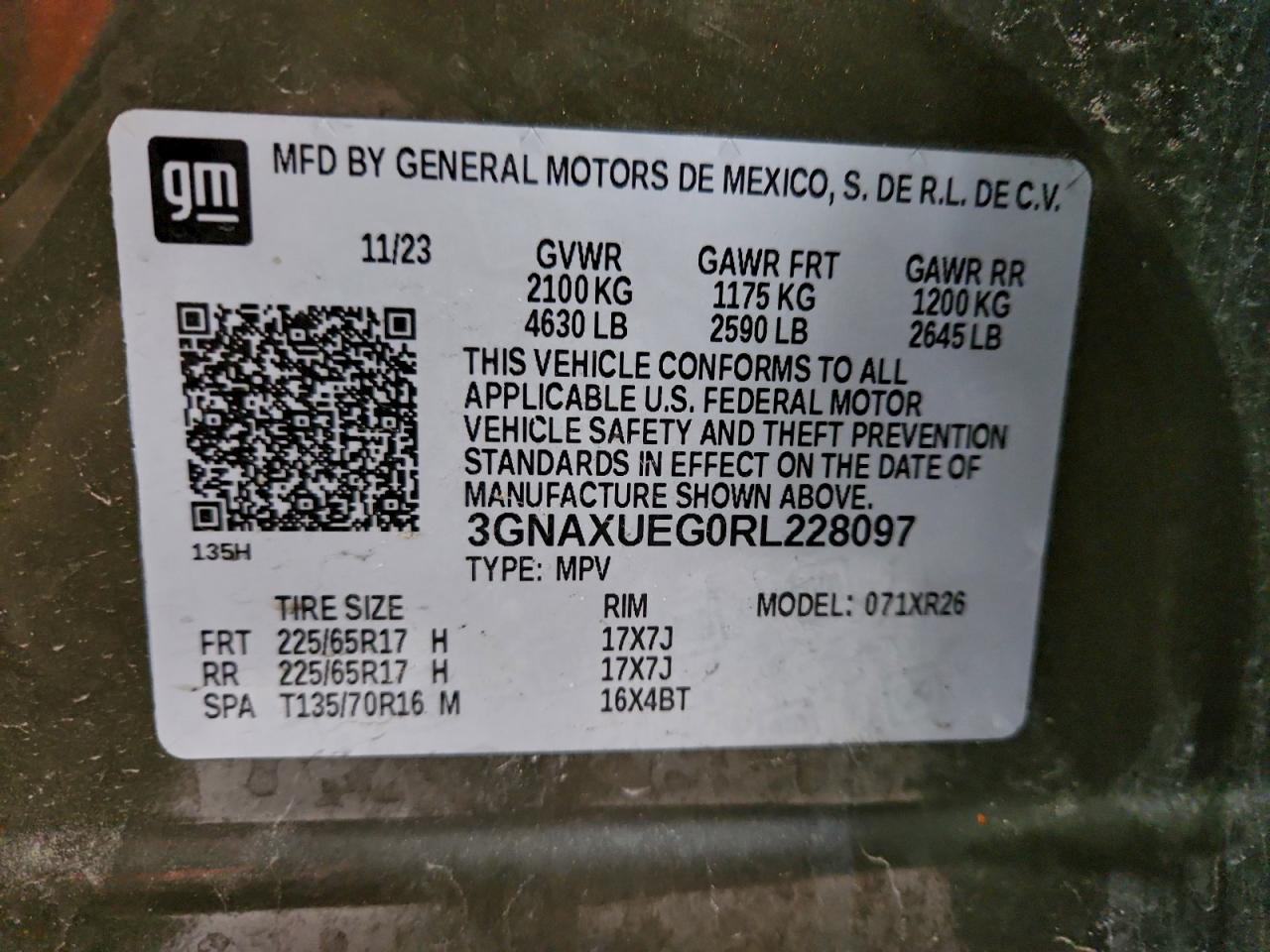 Chevrolet Equinox Lt Image 9