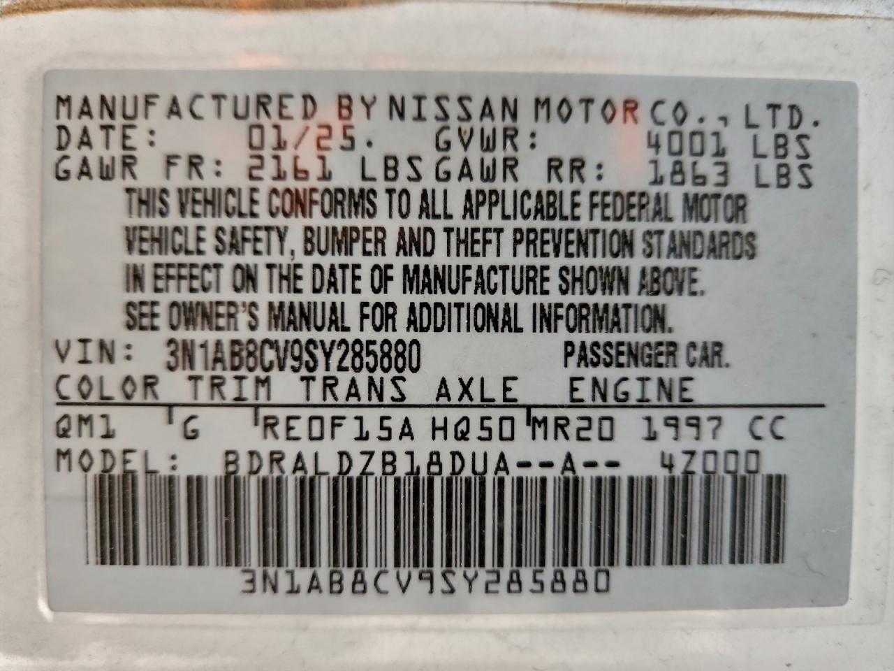 Nissan Sentra Sv Image 3