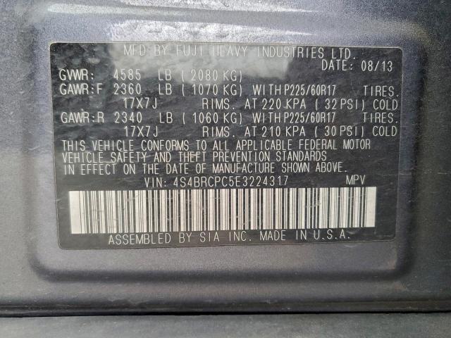 Subaru Outback 2.5i Limited Image 10